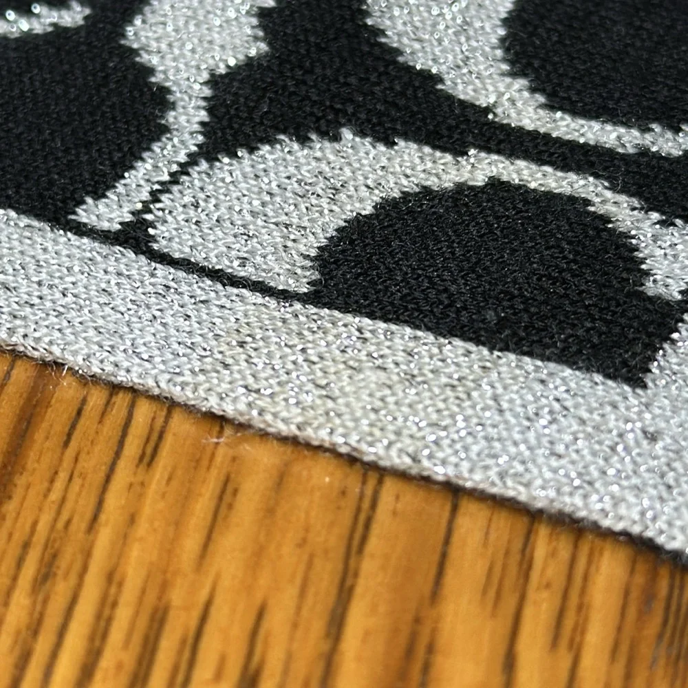 COACH Signature Metallic Knit Muffler